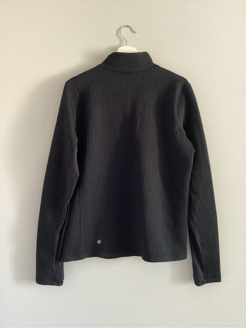 Lululemon Waffle-Knit Half-Zip Jacket, Size 12 - Picture 3 of 11